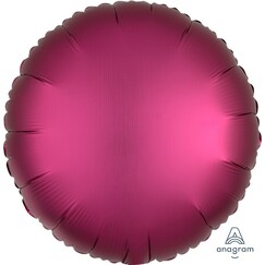 Pomegranate Round Satin Balloon (45cm)