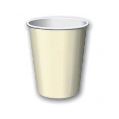 Ivory Paper Cups - pk24