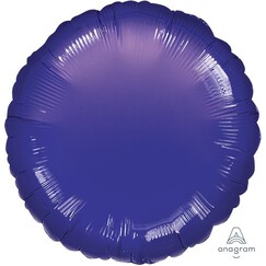 Purple Round Foil Balloon (45cm)