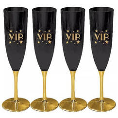 VIP Champagne Flutes - pk4