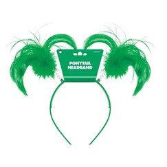 Green Ponytail Head Bopper Headband