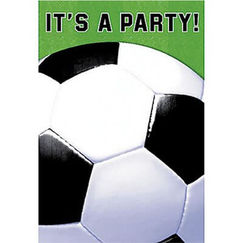 Soccer Fan Party Invitations - pk8