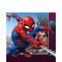 Large Webbed Spiderman Napkins - pk16