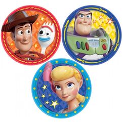 Toy Story 4 Snack Plates - pk8