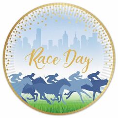 Large Race Day Plates - pk8