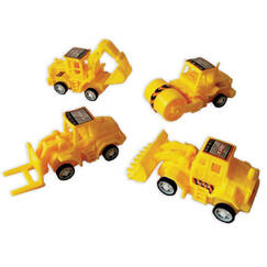 Construction Truck Toy Favours (pk4)