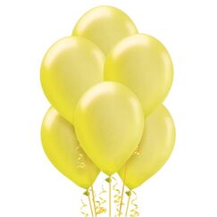 Yellow Pearl Balloons (30cm) - pk15