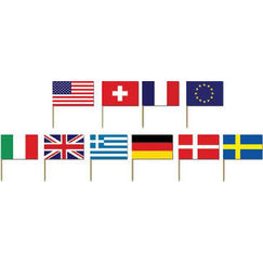 International Flag Picks (pk50)