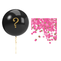 Gender Reveal Balloon Kit (Pink Confetti)