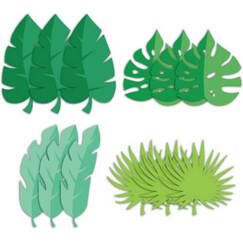 Green Leaf Cutouts - pk12