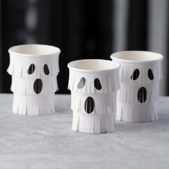 Ghost Fringe Cups (pk8)