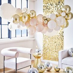 Gold Party Balloon Arch Garland