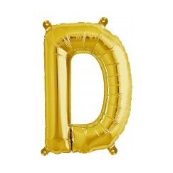 Letter D Balloon 40cm - Gold