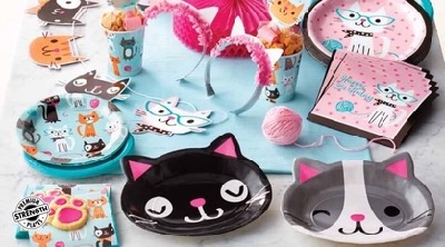 Purrfect Cat  Party  Supplies  And Decorations 