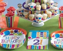  21st  Birthday  Party  Supplies and Decorations 