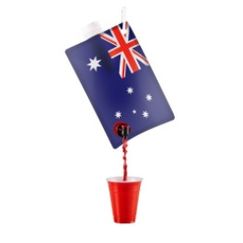 Australian Flag Party Flask