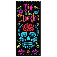 Day Of The Dead Door Or Wall Backdrop (1.8m)