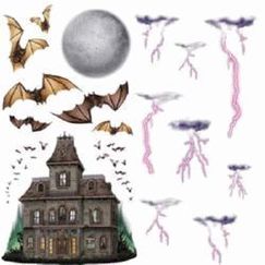 Haunted House Add Ons Wall Decorations