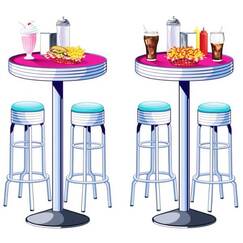 Soda Shop Tables and Stools Add Ons