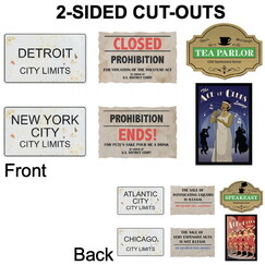 ! 20's Prohibition Cutouts (6pc)