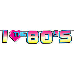 I Love The 80's Banner