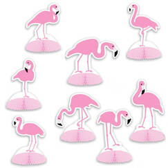 Flamingo Centrepieces (16cm) pk8