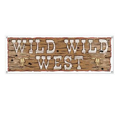 Giant Wild Wild West Banner