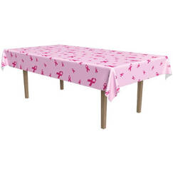 Pink Ribbon Tablecloth