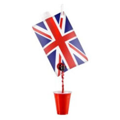 British Flag Party Flask