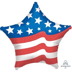 USA Patriotic Star Balloon (45cm)