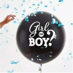 Gender Reveal BOY Balloon with Confetti (60cm)