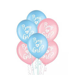 Big Reveal Boy or Girl? Balloons - pk15