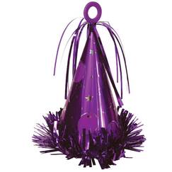 Purple Party Hat Balloon Weight