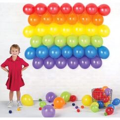 Rainbow Balloon Backdrop Kit 