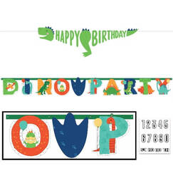 Dinosaur Birthday Banner Kit - Add An Age