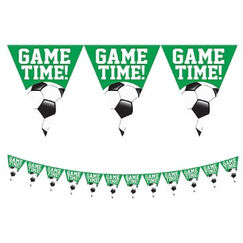 Game Time Soccer Flag Banner (3.65m)