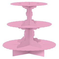 Pink 3-tier Cupcake Stand