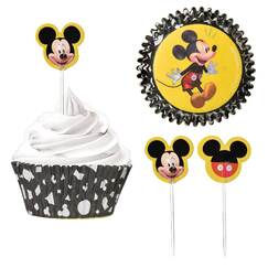Mickey Mouse Cupcake Kit for 24
