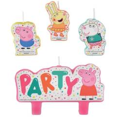 Peppa Pig Confetti Party Candles