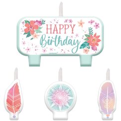 Free Spirit Birthday Candles - pk4