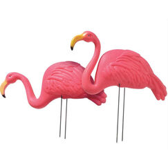 Flamingo Yard Stakes (pk2)