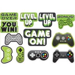 Level Up Gaming Cutouts (pk12)