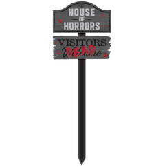 House Of Horrors Yard Sign