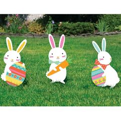 Easter Bunny Yard Signs (pk3)
