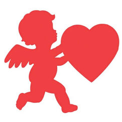 Red Cupid Cut-out (28cm)