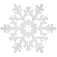 Large Foil Snowflake Cutout