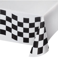 Checkered Flag Paper Tablecloth
