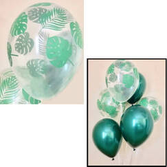 Leaves On Clear Balloons - pk12