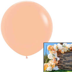 Peach 60cm Balloons - pk3