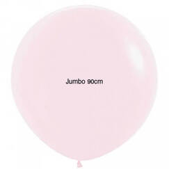Pastel Pink 90cm Matte Balloons - pk2